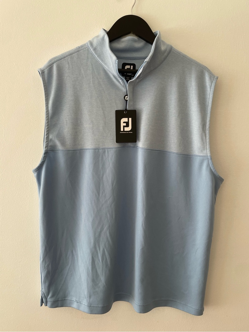 FootJoy Quarter Zip Golf Vest Size L